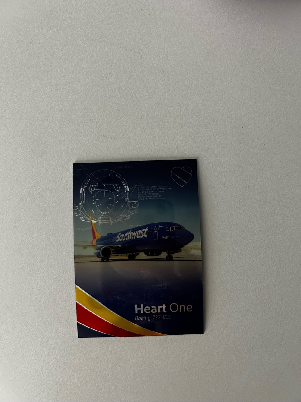 Southwest Heart One Boeing 737-800 Trading card - 01